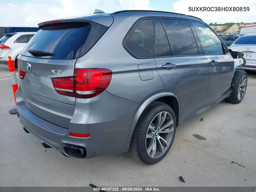 5UXKR0C38H0X80859 2017 BMW X5 xDrive35I