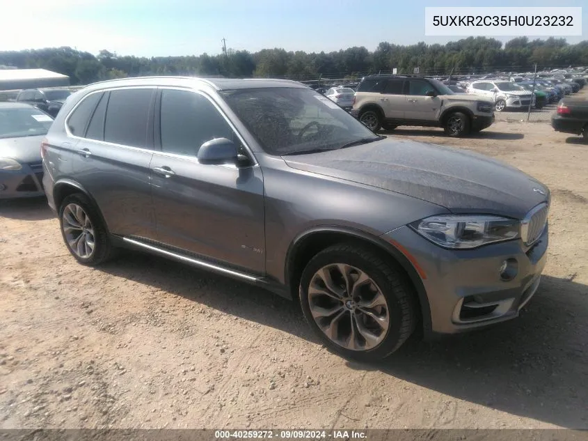 2017 BMW X5 Sdrive35I VIN: 5UXKR2C35H0U23232 Lot: 40259272