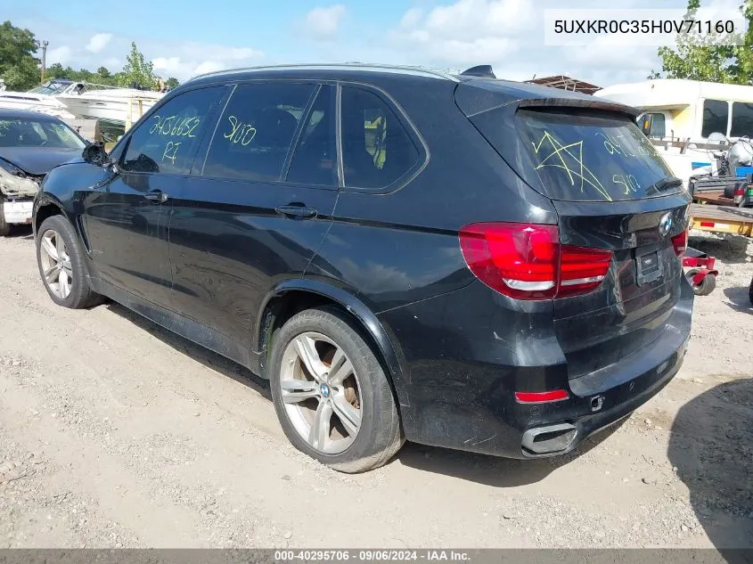 5UXKR0C35H0V71160 2017 BMW X5 xDrive35I