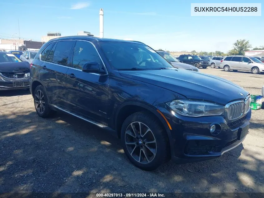 2017 BMW X5 xDrive35I VIN: 5UXKR0C54H0U52288 Lot: 40297013