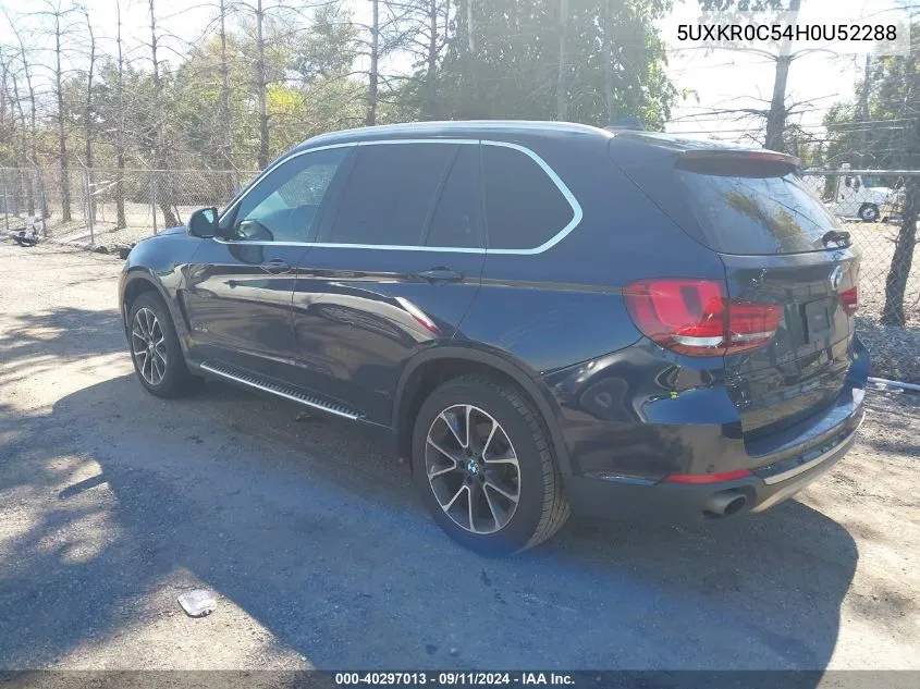 5UXKR0C54H0U52288 2017 BMW X5 xDrive35I