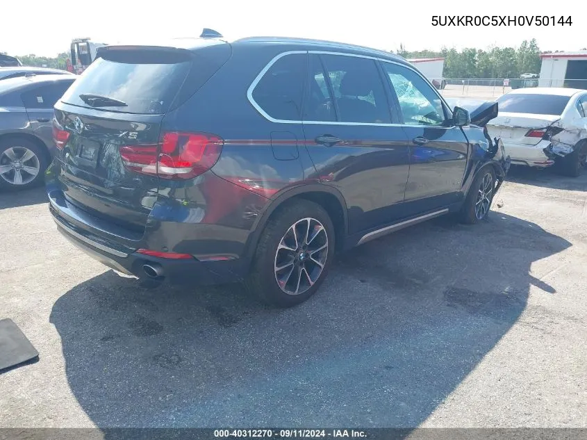 5UXKR0C5XH0V50144 2017 BMW X5 xDrive35I