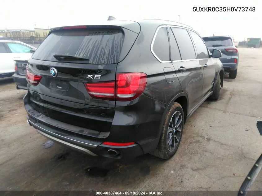 5UXKR0C35H0V73748 2017 BMW X5 xDrive35I