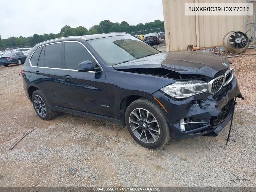 5UXKR0C39H0X77016 2017 BMW X5 xDrive35I