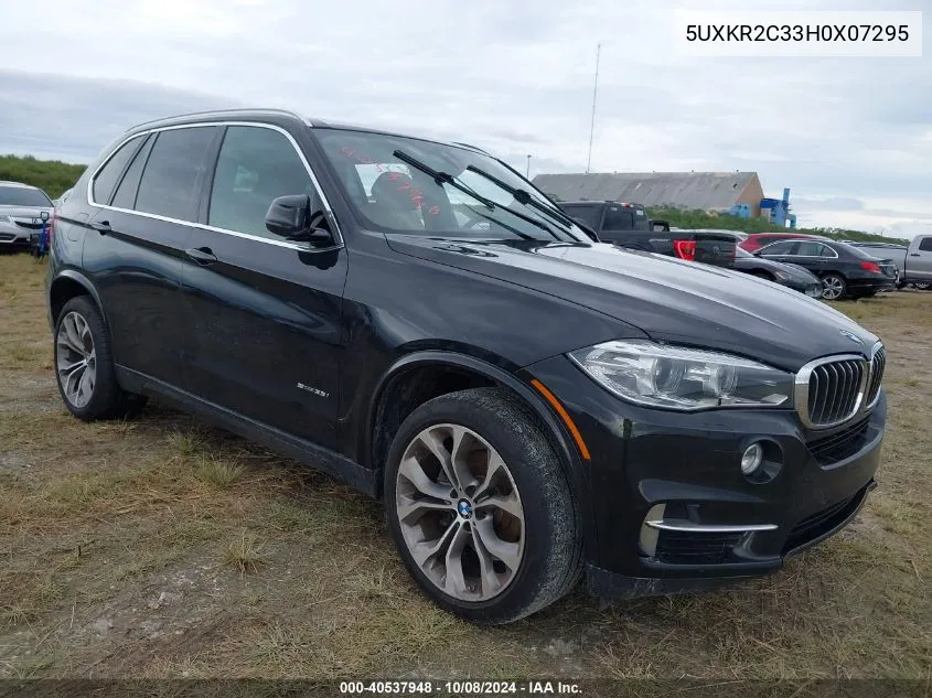 2017 BMW X5 Sdrive35I VIN: 5UXKR2C33H0X07295 Lot: 40537948