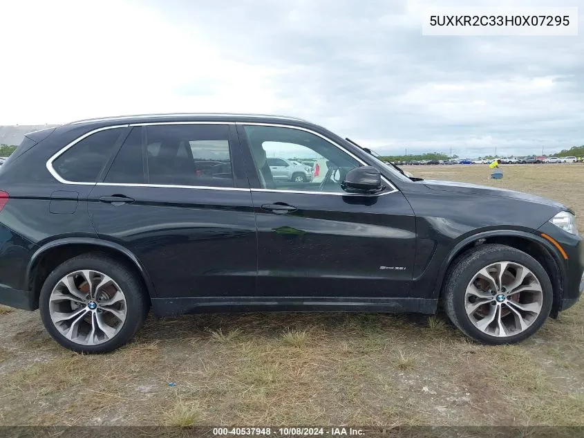 2017 BMW X5 Sdrive35I VIN: 5UXKR2C33H0X07295 Lot: 40537948