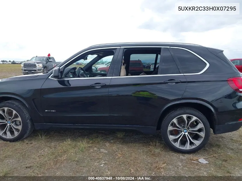 2017 BMW X5 Sdrive35I VIN: 5UXKR2C33H0X07295 Lot: 40537948