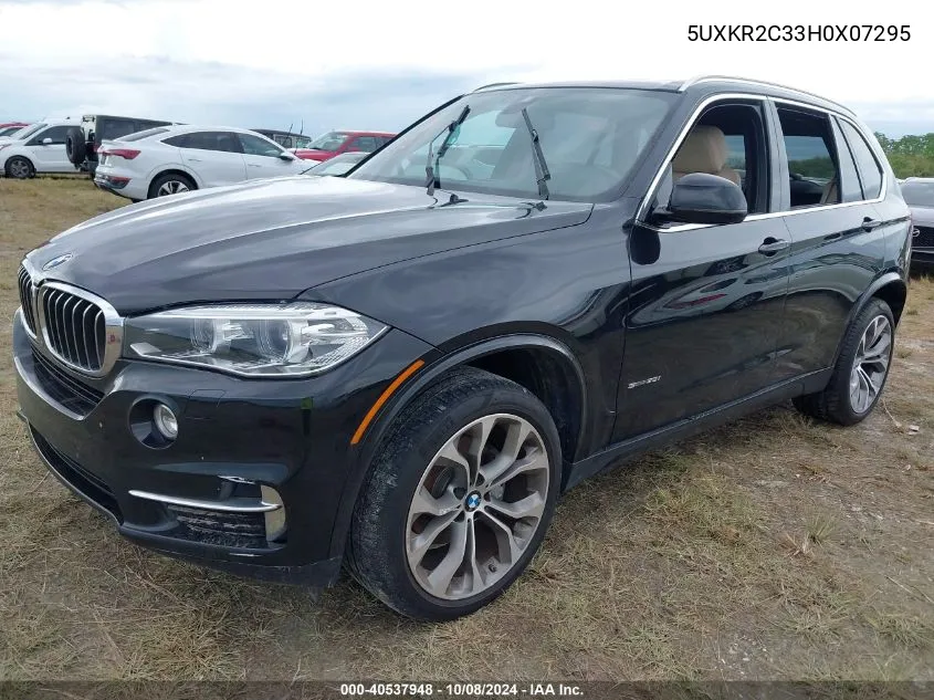 2017 BMW X5 Sdrive35I VIN: 5UXKR2C33H0X07295 Lot: 40537948