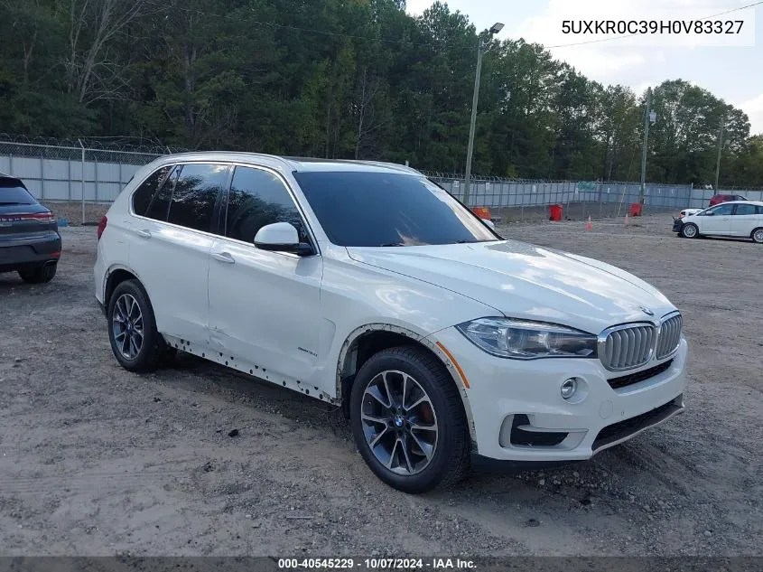 2017 BMW X5 xDrive35I VIN: 5UXKR0C39H0V83327 Lot: 40545229