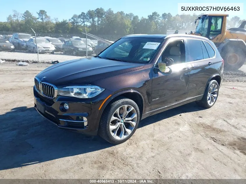 2017 BMW X5 xDrive35I VIN: 5UXKR0C57H0V66463 Lot: 40568413