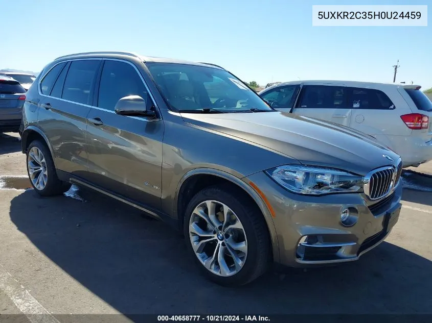 5UXKR2C35H0U24459 2017 BMW X5 Sdrive35I