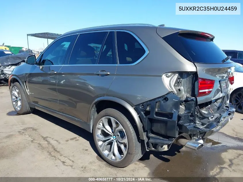 5UXKR2C35H0U24459 2017 BMW X5 Sdrive35I