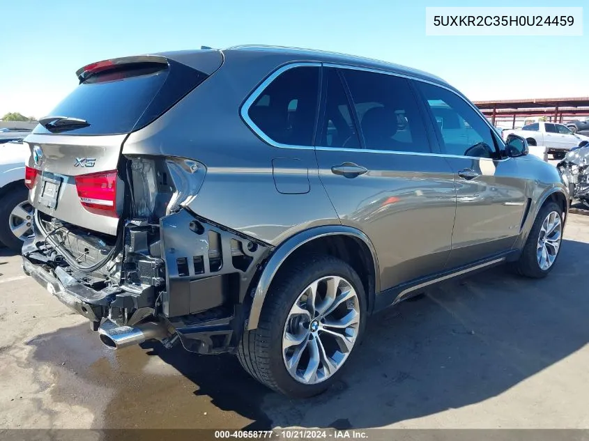 5UXKR2C35H0U24459 2017 BMW X5 Sdrive35I