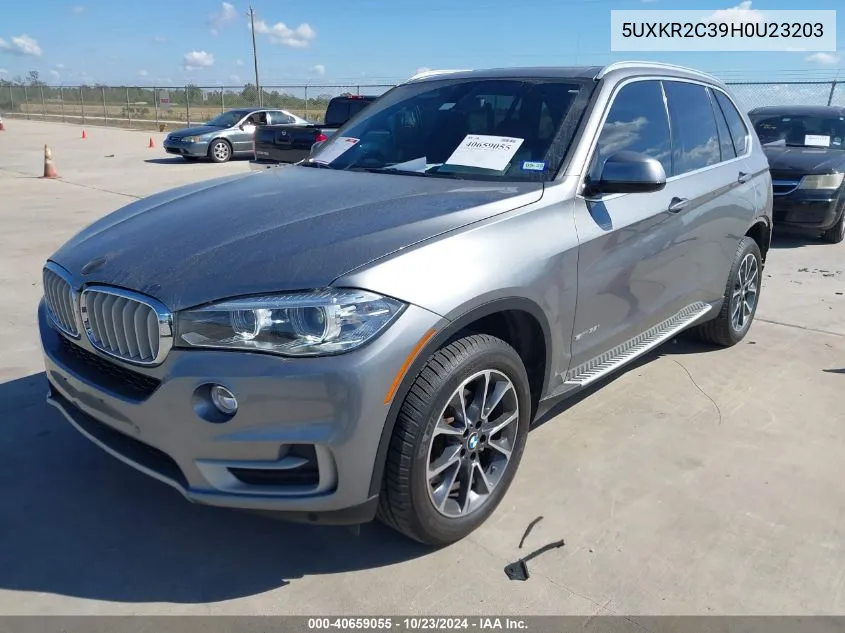 2017 BMW X5 Sdrive35I VIN: 5UXKR2C39H0U23203 Lot: 40659055