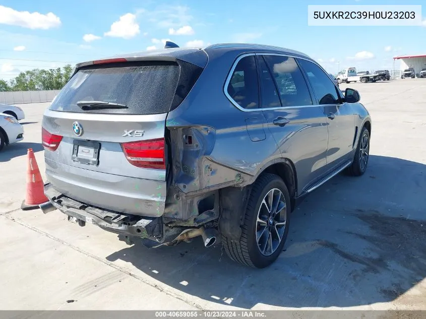 2017 BMW X5 Sdrive35I VIN: 5UXKR2C39H0U23203 Lot: 40659055