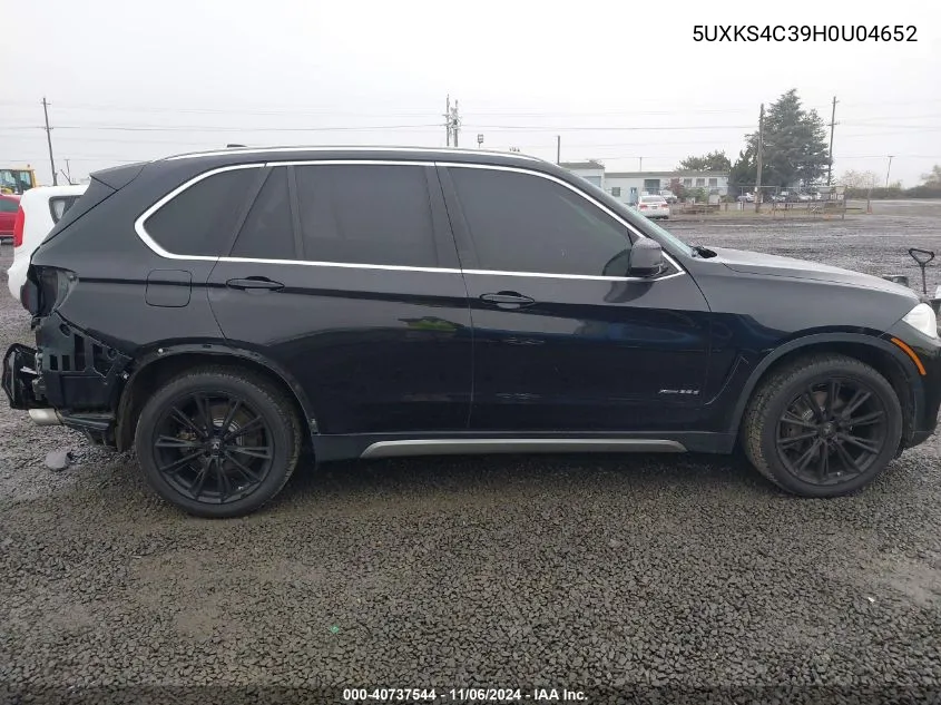 2017 BMW X5 xDrive35D VIN: 5UXKS4C39H0U04652 Lot: 40737544