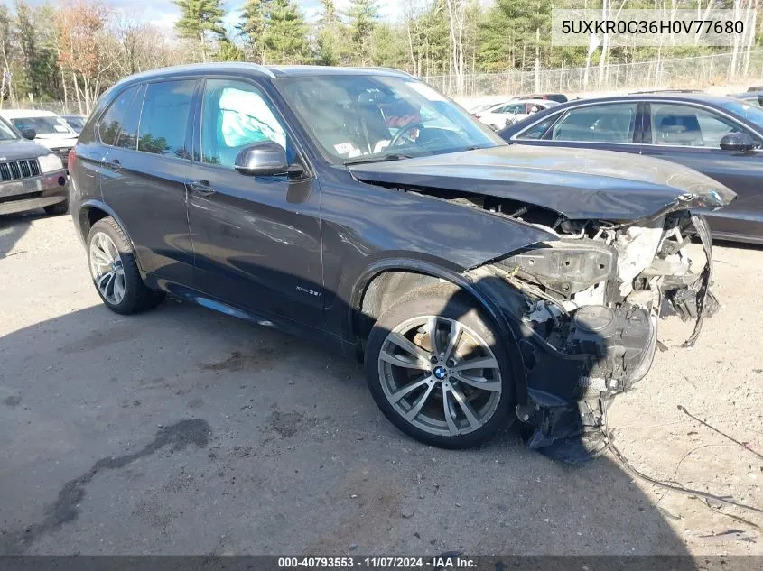 2017 BMW X5 xDrive35I VIN: 5UXKR0C36H0V77680 Lot: 40793553