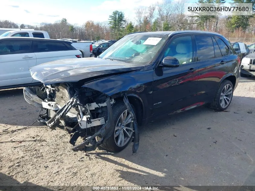 2017 BMW X5 xDrive35I VIN: 5UXKR0C36H0V77680 Lot: 40793553