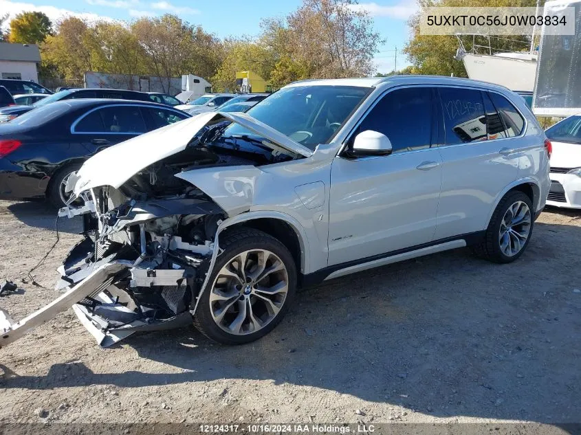 2018 BMW X5 VIN: 5UXKT0C56J0W03834 Lot: 12124317