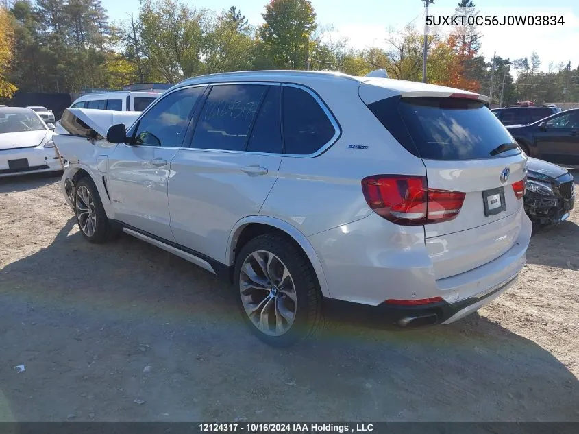 2018 BMW X5 VIN: 5UXKT0C56J0W03834 Lot: 12124317