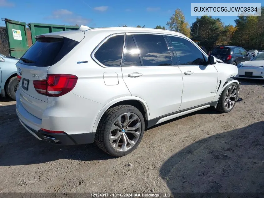 2018 BMW X5 VIN: 5UXKT0C56J0W03834 Lot: 12124317