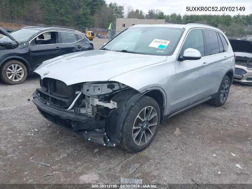 5UXKR0C52J0Y02149 2018 BMW X5 xDrive35I