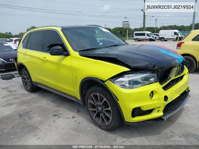 2018 BMW X5 Sdrive35I VIN: 5UXKR2C51J0Z19524 Lot: 39801038