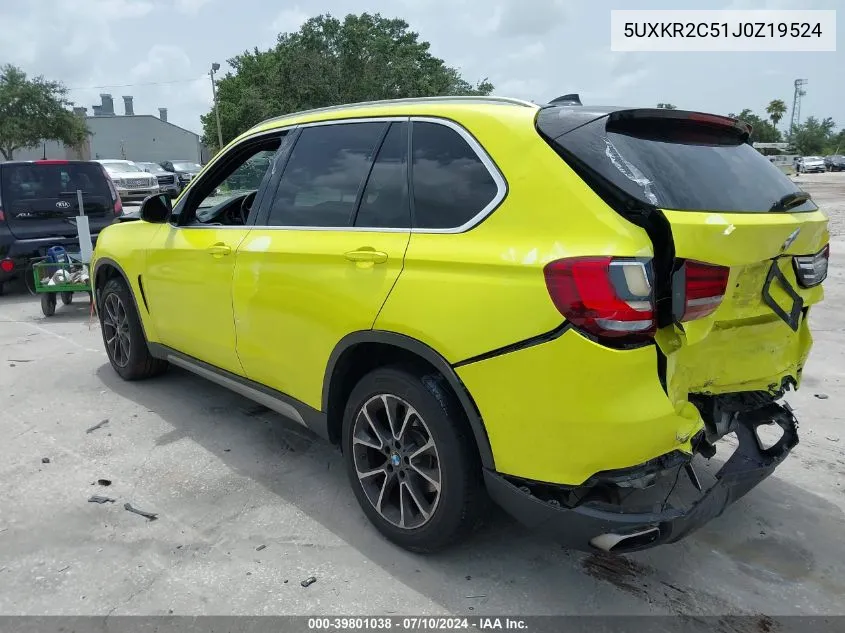 5UXKR2C51J0Z19524 2018 BMW X5 Sdrive35I