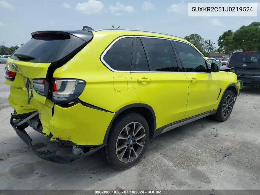 5UXKR2C51J0Z19524 2018 BMW X5 Sdrive35I