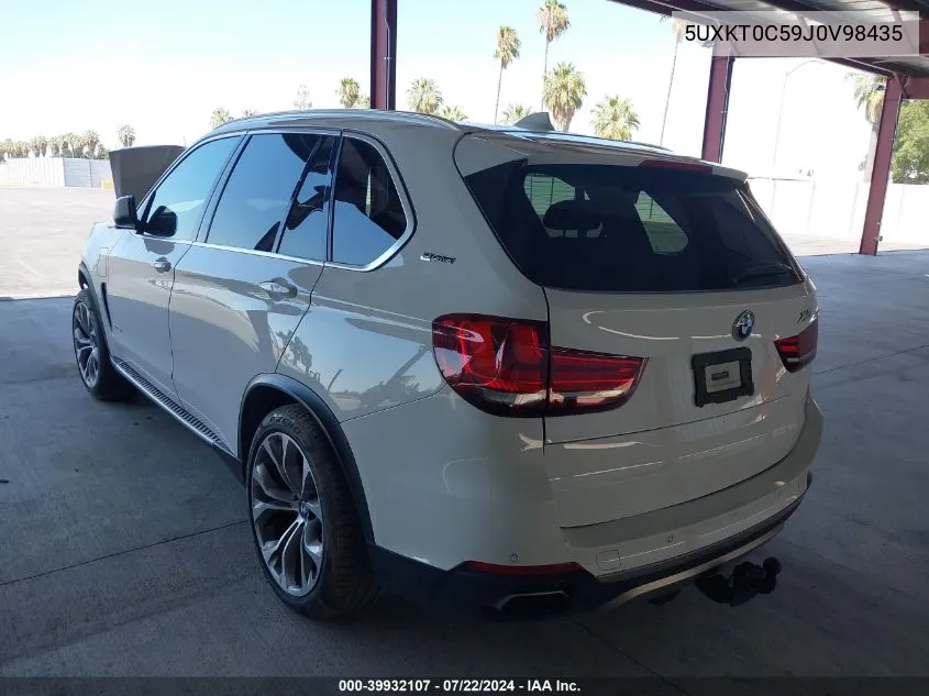 2018 BMW X5 Edrive xDrive40E Iperformance VIN: 5UXKT0C59J0V98435 Lot: 39932107