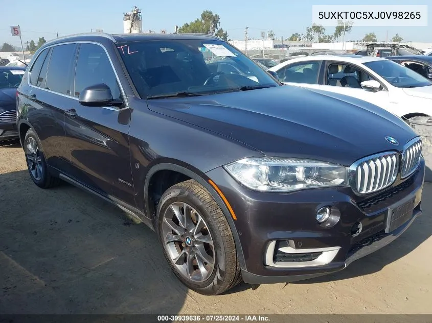 2018 BMW X5 Edrive xDrive40E Iperformance VIN: 5UXKT0C5XJ0V98265 Lot: 39939636