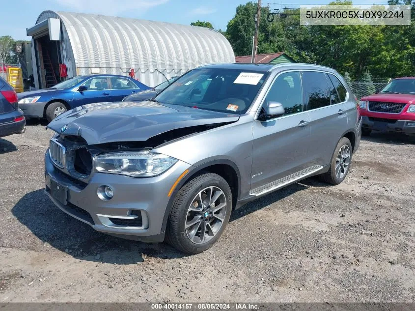 5UXKR0C5XJ0X92244 2018 BMW X5 xDrive35I