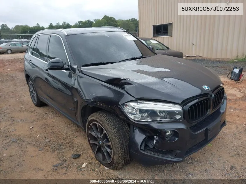 2018 BMW X5 xDrive35I VIN: 5UXKR0C57JL072253 Lot: 40035448