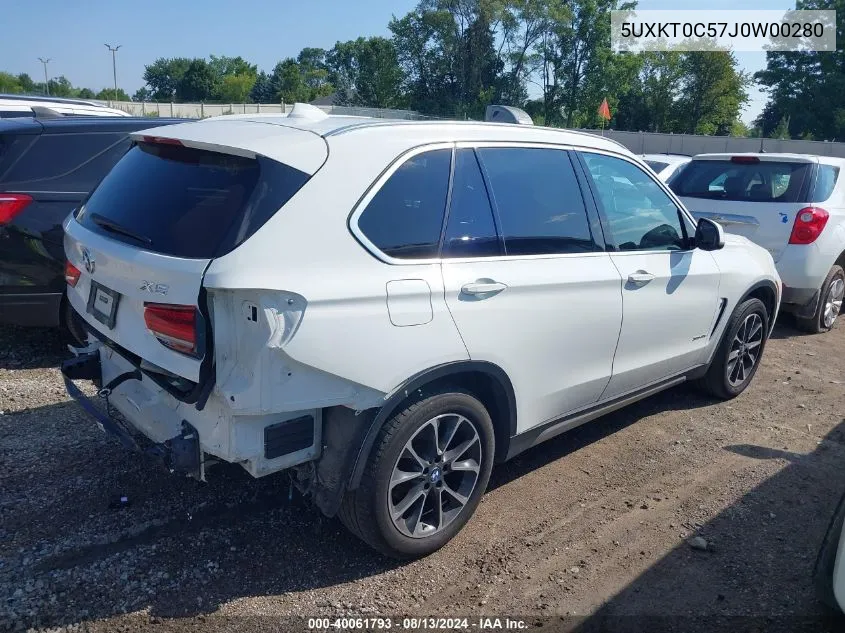 2018 BMW X5 Edrive xDrive40E Iperformance VIN: 5UXKT0C57J0W00280 Lot: 40061793