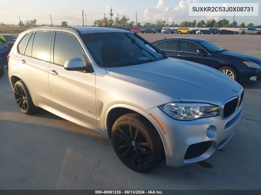 5UXKR2C53J0X08731 2018 BMW X5 Sdrive35I