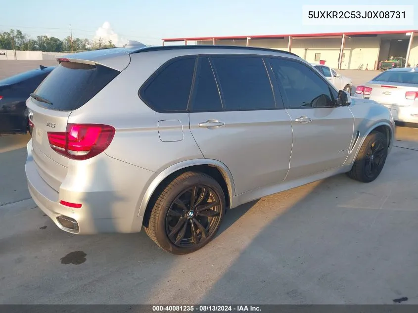 5UXKR2C53J0X08731 2018 BMW X5 Sdrive35I