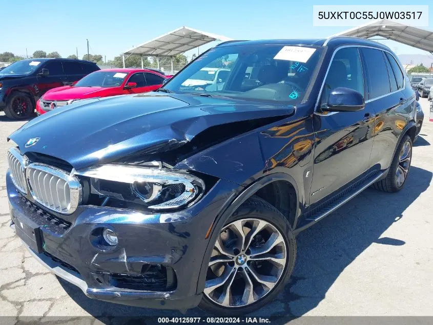 2018 BMW X5 Edrive xDrive40E Iperformance VIN: 5UXKT0C55J0W03517 Lot: 40125977