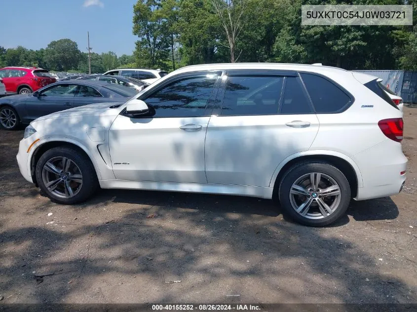 2018 BMW X5 Edrive xDrive40E Iperformance VIN: 5UXKT0C54J0W03721 Lot: 40155252