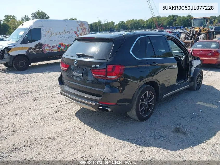 2018 BMW X5 xDrive35I VIN: 5UXKR0C50JL077228 Lot: 40194172