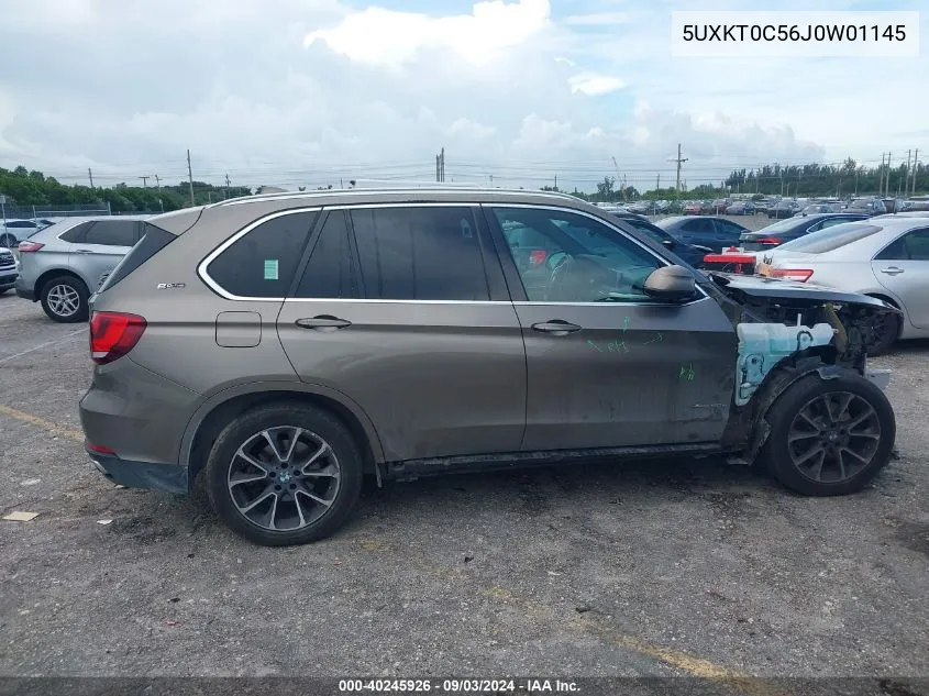 2018 BMW X5 Edrive xDrive40E Iperformance VIN: 5UXKT0C56J0W01145 Lot: 40245926