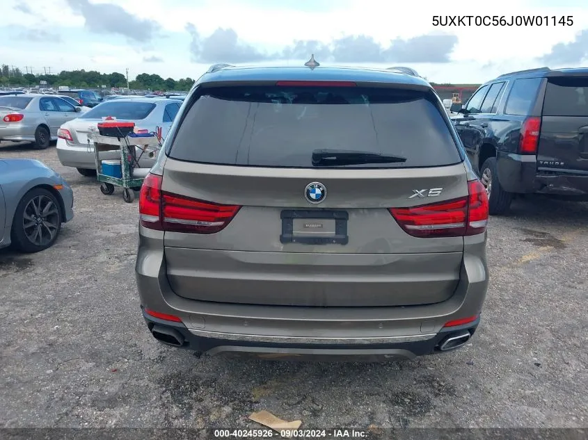 2018 BMW X5 Edrive xDrive40E Iperformance VIN: 5UXKT0C56J0W01145 Lot: 40245926