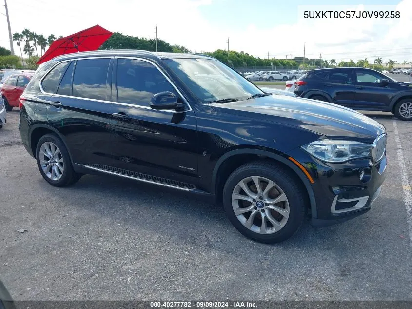 2018 BMW X5 Edrive xDrive40E Iperformance VIN: 5UXKT0C57J0V99258 Lot: 40277782