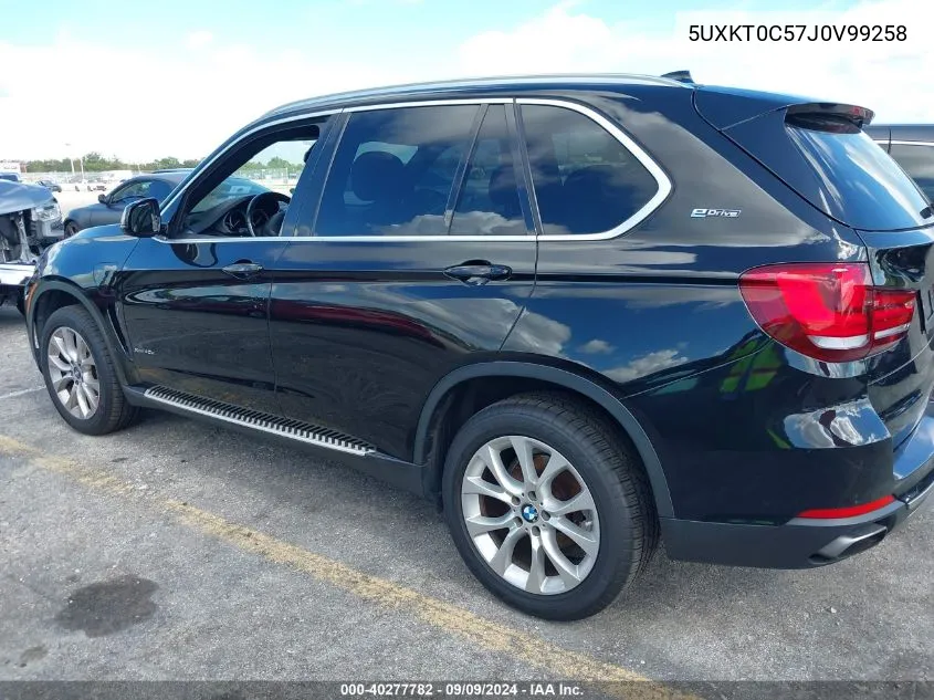 2018 BMW X5 Edrive xDrive40E Iperformance VIN: 5UXKT0C57J0V99258 Lot: 40277782