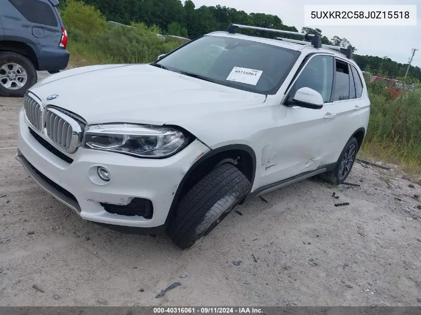 5UXKR2C58J0Z15518 2018 BMW X5 Sdrive35I