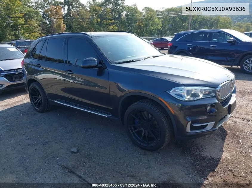 2018 BMW X5 xDrive35I VIN: 5UXKR0C5XJ0X93636 Lot: 40325455