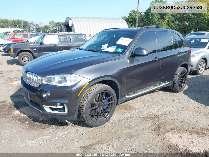 2018 BMW X5 xDrive35I VIN: 5UXKR0C5XJ0X93636 Lot: 40325455