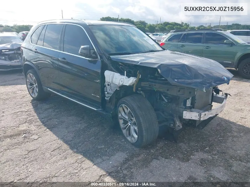 5UXKR2C5XJ0Z15956 2018 BMW X5 Sdrive35I