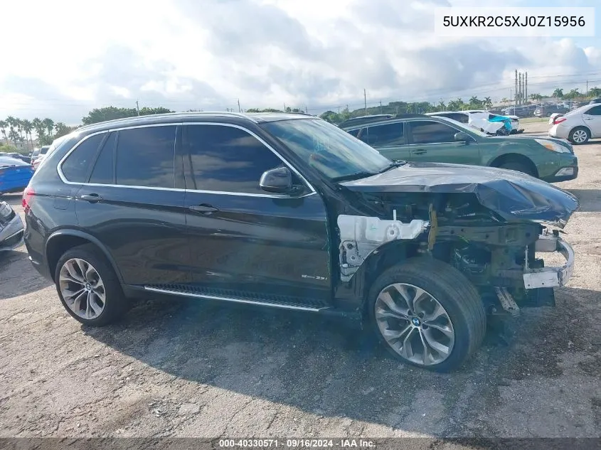 5UXKR2C5XJ0Z15956 2018 BMW X5 Sdrive35I