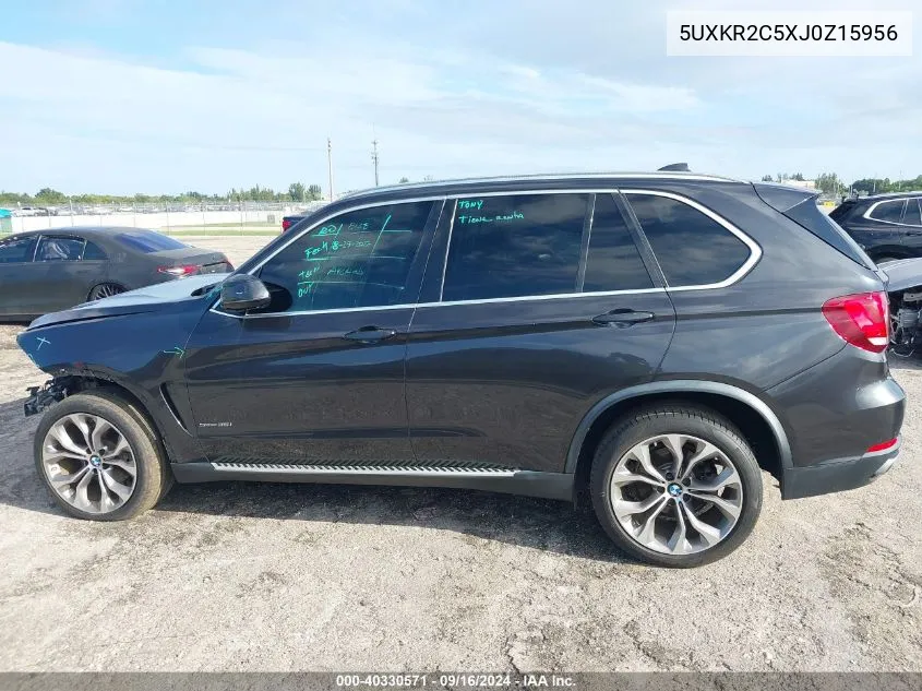 2018 BMW X5 Sdrive35I VIN: 5UXKR2C5XJ0Z15956 Lot: 40330571