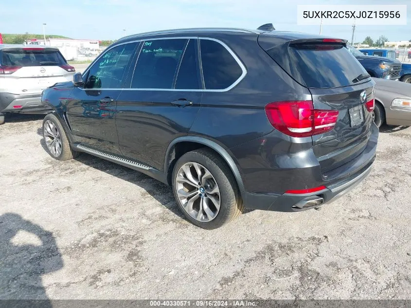 5UXKR2C5XJ0Z15956 2018 BMW X5 Sdrive35I